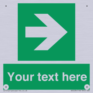 Custom Arrow Right Sign